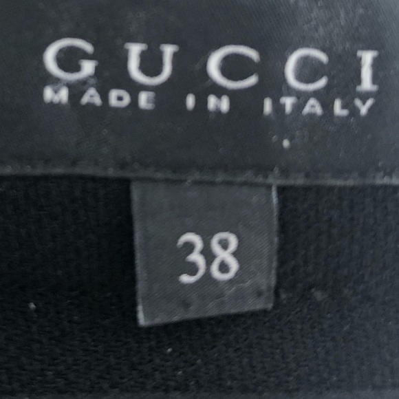 Gucci Black Wool Dress Trouser Pants Size 38 - Picture 3 of 8